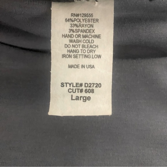 Hypnotik Sleeveless Dress Cinched Waist Made in USA MIDI Sz Large Shoulder Pads - Picture 3 of 7